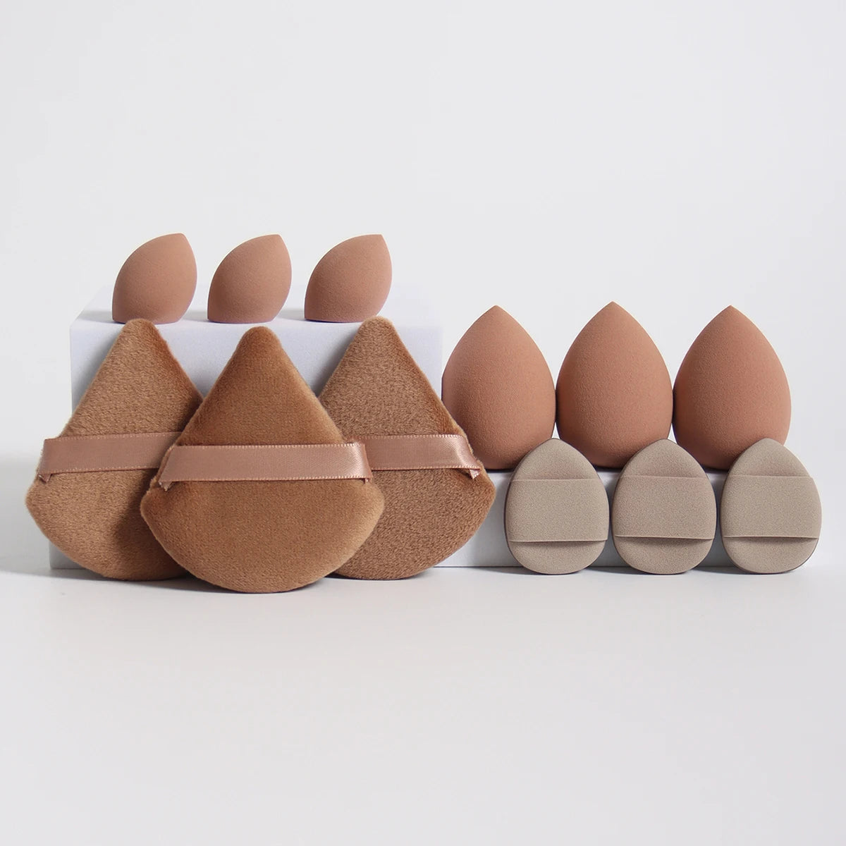 12PCS Makeup Sponge & Powder Puff Set