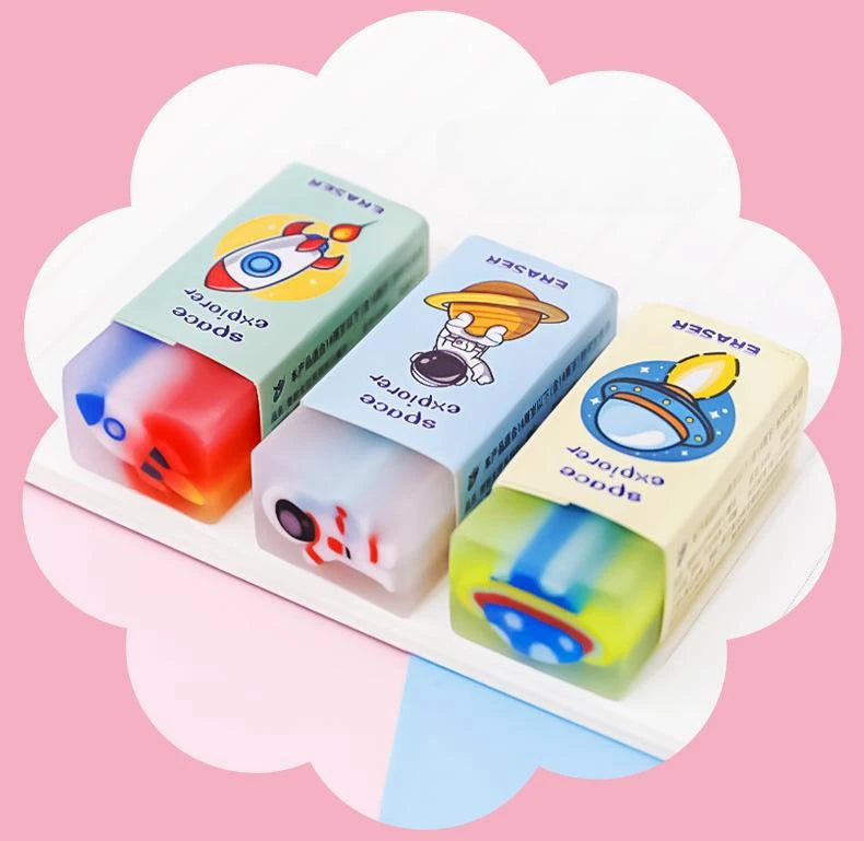 Cute Fruit & Animal Scented Erasers
