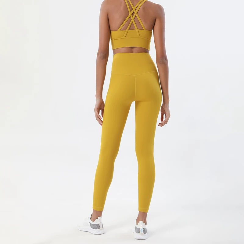 2-Piece Nylon Yoga & Gym Fitness Set