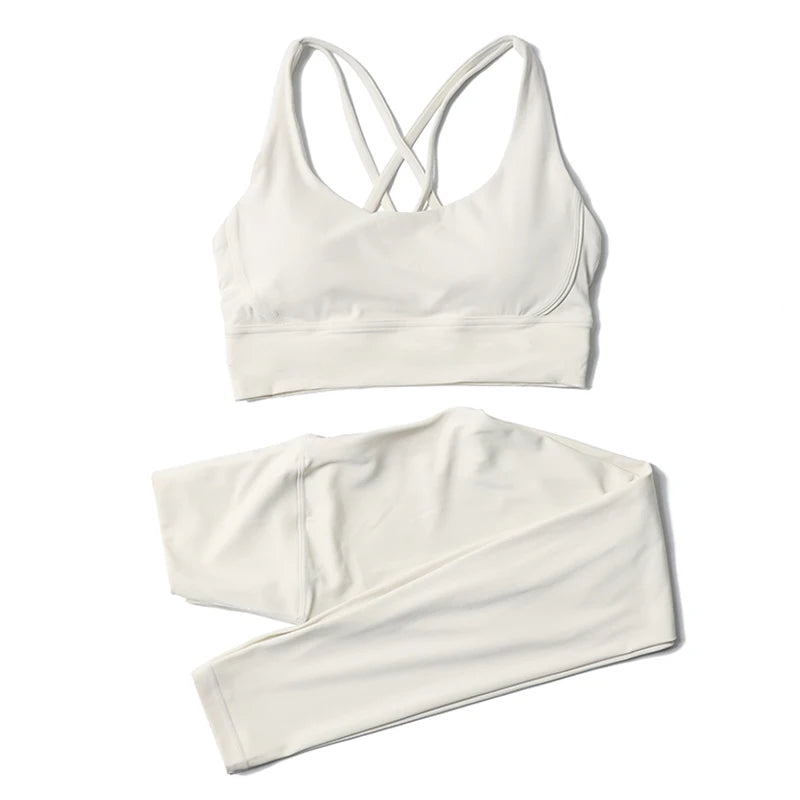 2-Piece Nylon Yoga & Gym Fitness Set