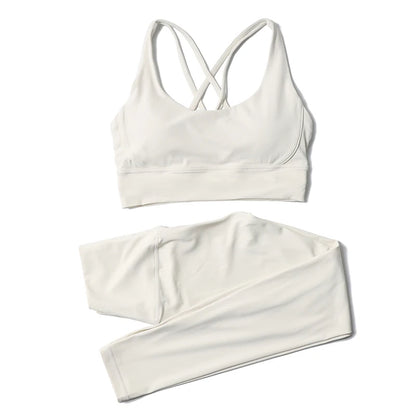 2-Piece Nylon Yoga & Gym Fitness Set