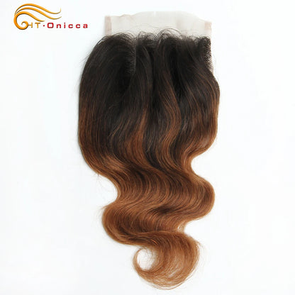 8" Brazilian Body Wave Lace Closure with Baby Hair