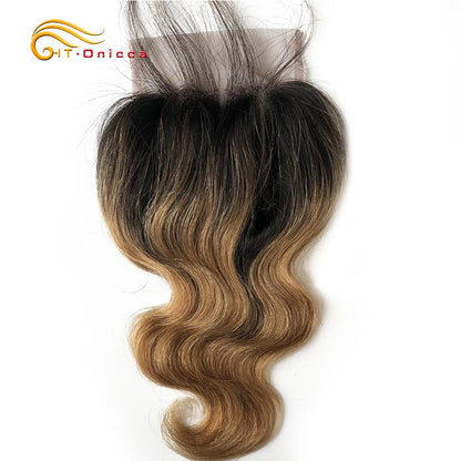 8" Brazilian Body Wave Lace Closure with Baby Hair