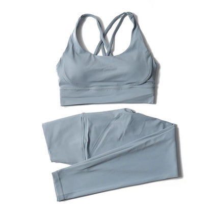 2-Piece Nylon Yoga & Gym Fitness Set