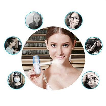 USB Rechargeable Facial Mist Sprayer & Humidifier