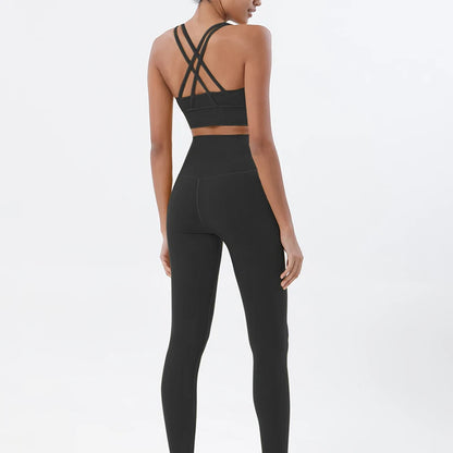 2-Piece Nylon Yoga & Gym Fitness Set