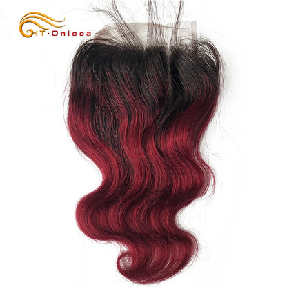 8" Brazilian Body Wave Lace Closure with Baby Hair
