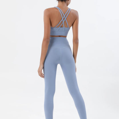 2-Piece Nylon Yoga & Gym Fitness Set