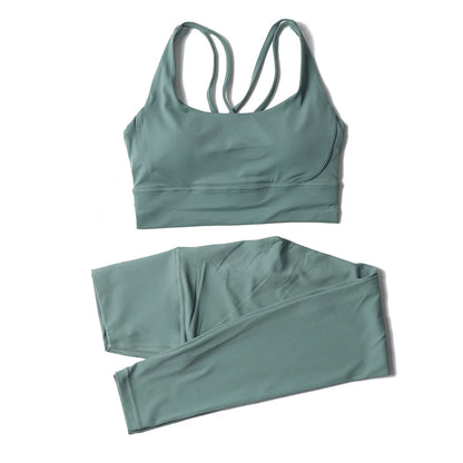 2-Piece Nylon Yoga & Gym Fitness Set