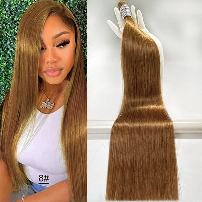 Straight 100% Virgin Russian Human Hair Bundles