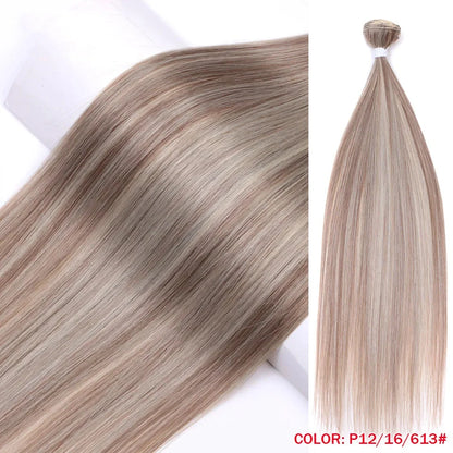 Super Long Yaki Straight Synthetic Hair Bundles