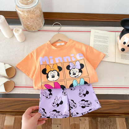 Baby Girl Summer T-Shirt & Shorts Set