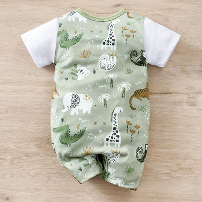 Infant Zoo Animal Print Romper