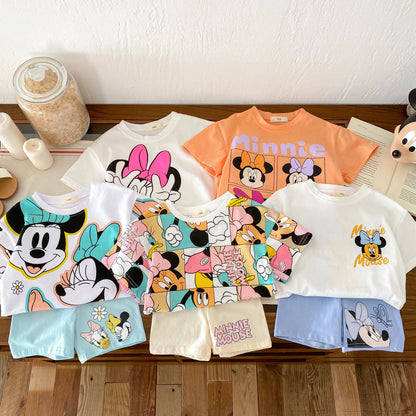 Baby Girl Summer T-Shirt & Shorts Set