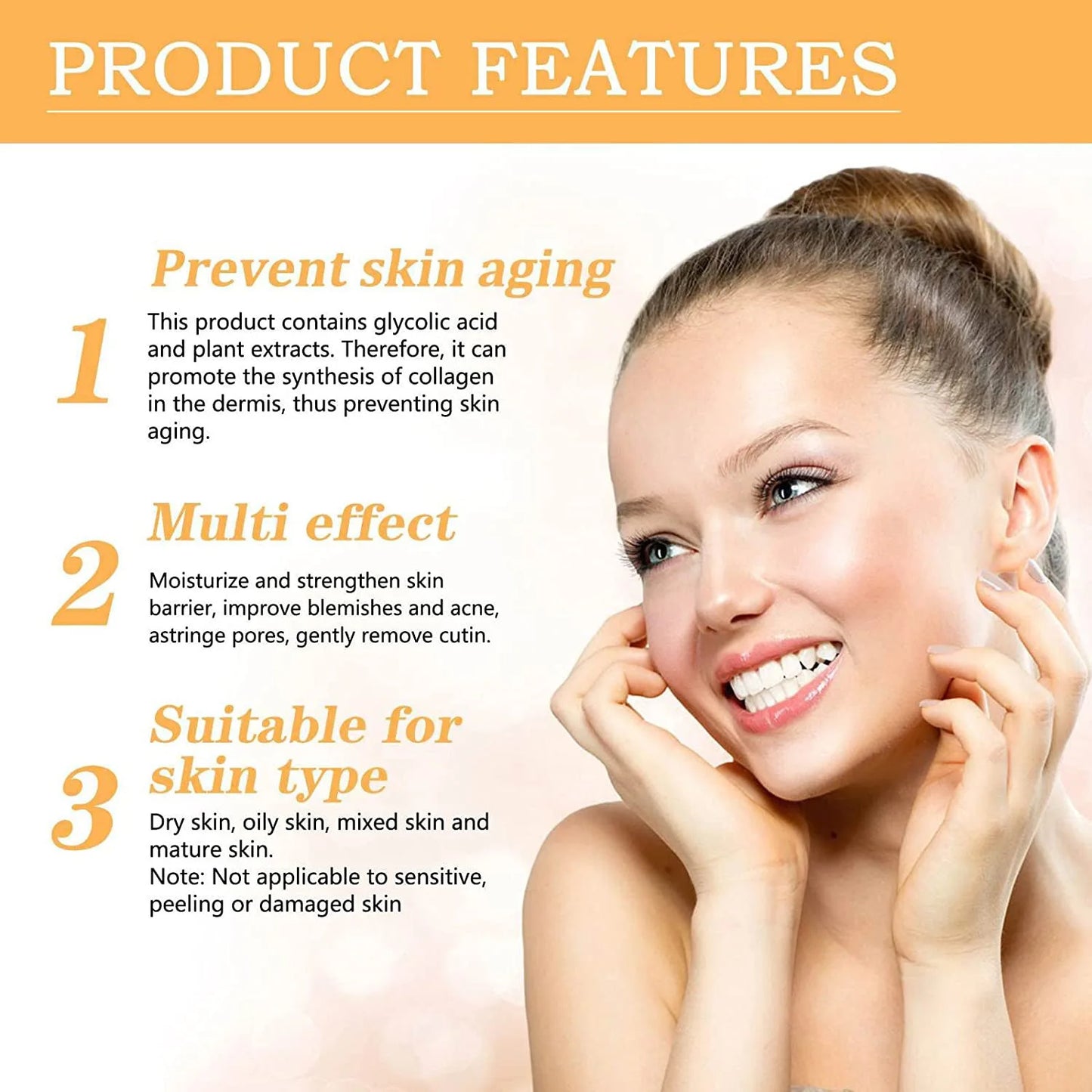 100ml 7% Glycolic Acid Acne & Moisturizing Toner