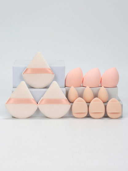 12PCS Makeup Sponge & Powder Puff Set