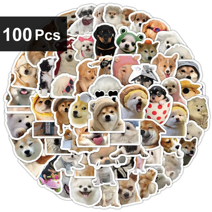 Cute Cartoon Dog Stickers