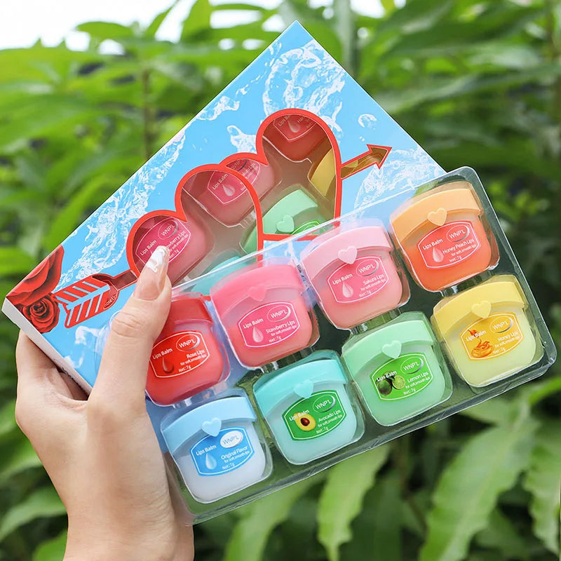 Natural Plant-Based Moisturizing Lip Balm Set