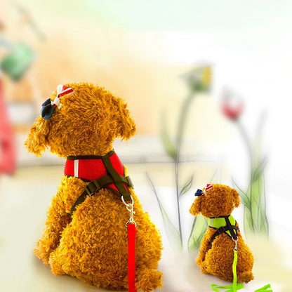 Breathable Dog & Cat Chest Harness with Leash