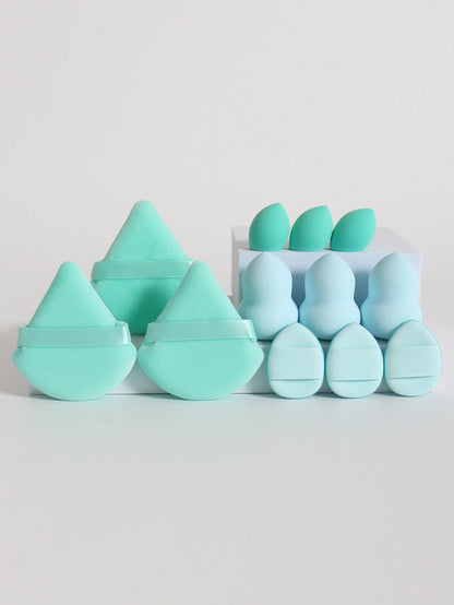 12PCS Makeup Sponge & Powder Puff Set