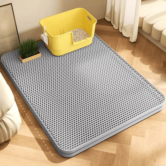 Non-Slip Extra Large Waterproof Cat Litter Mat