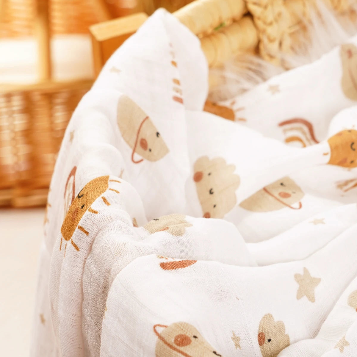 Soft & Breathable Gauze Swaddle Blanket