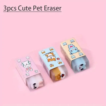 Cute Fruit & Animal Scented Erasers