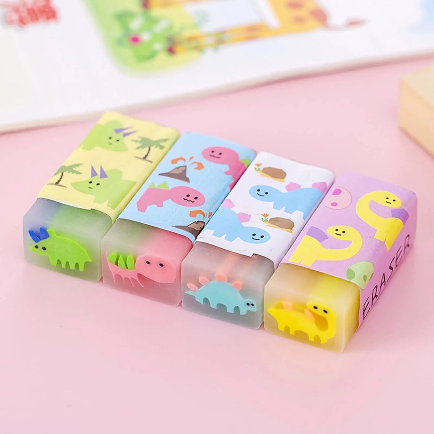 Cute Fruit & Animal Scented Erasers