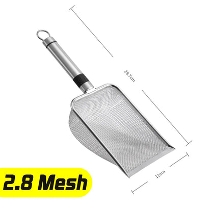 Aluminum Cat Litter Scoop with Fine Mesh