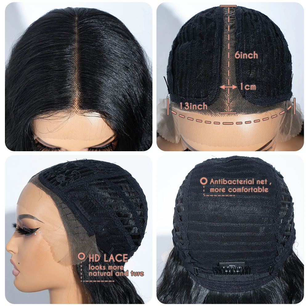 42" Curly Ombre Blonde Synthetic Lace Front Wig