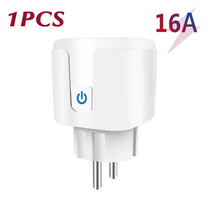 Smart WiFi Plug EU 16A/20A – Voice & Timer Control