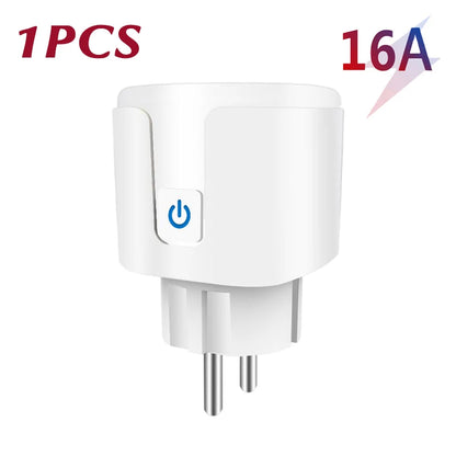 Smart WiFi Plug EU 16A/20A – Voice & Timer Control