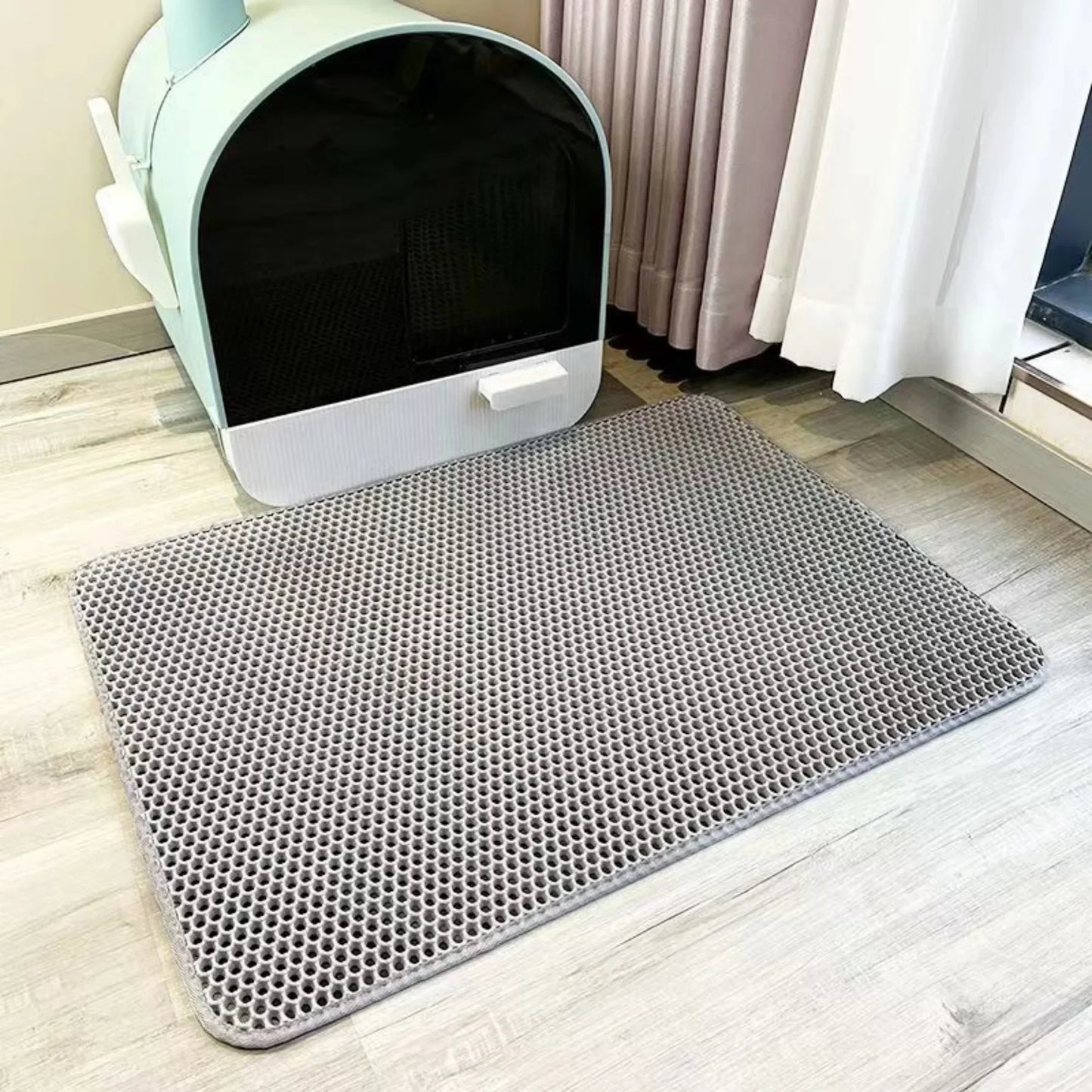 Non-Slip Extra Large Waterproof Cat Litter Mat