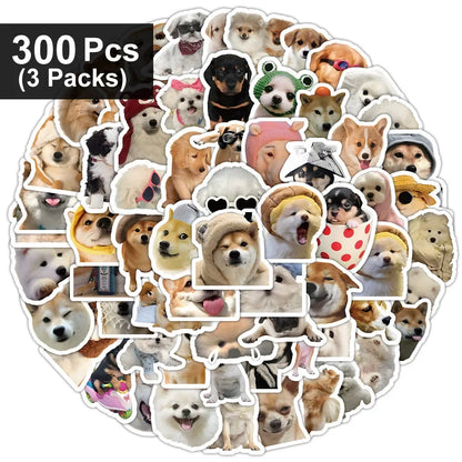 Cute Cartoon Dog Stickers