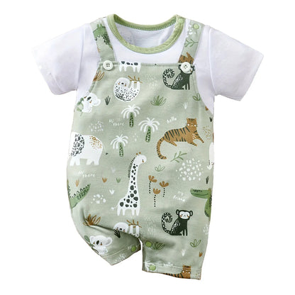Infant Zoo Animal Print Romper
