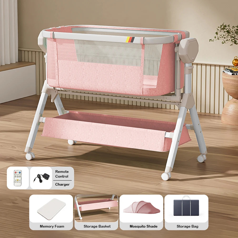 Automatic Rocking Bassinet with Music & Lights