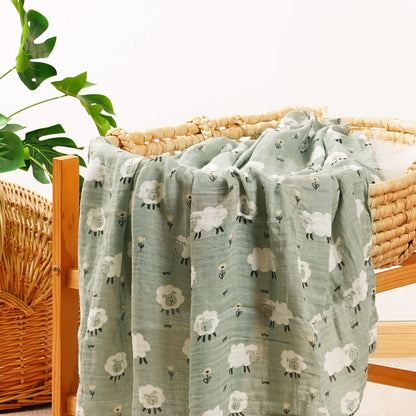 Soft & Breathable Gauze Swaddle Blanket