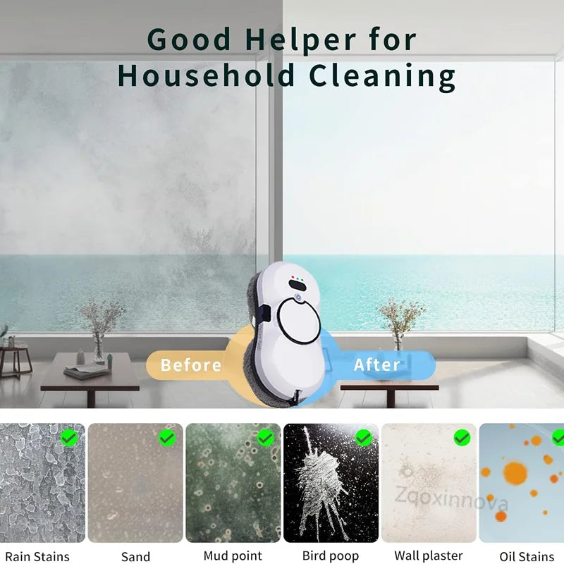Smart Robot Window Cleaner & Electric Glass Washer