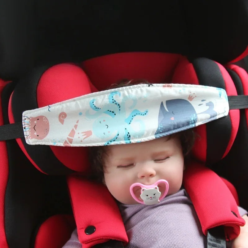 Adjustable Baby Car Seat Head Support Pillow