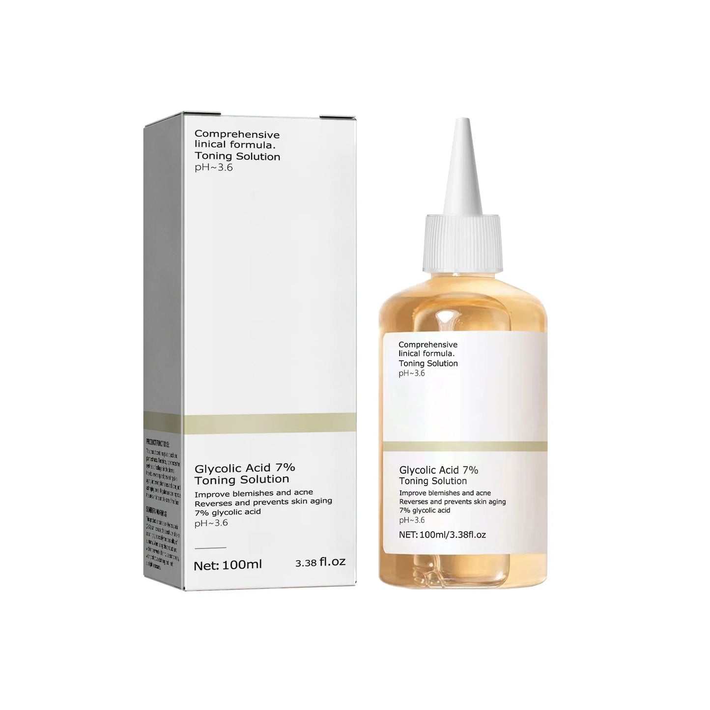 100ml 7% Glycolic Acid Acne & Moisturizing Toner