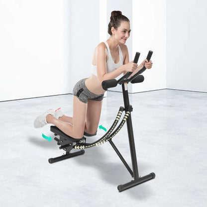 Foldable Ab Machine with LED Display – Home Gym