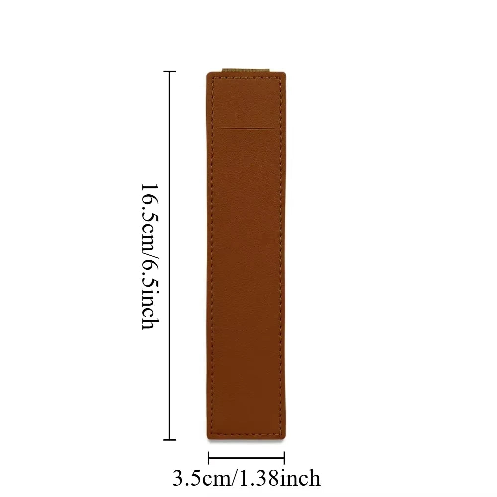 PU Leather Notebook Pen Holder Case