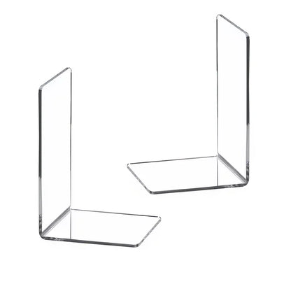 Acrylic Bookends Stand – Desktop Storage Rack