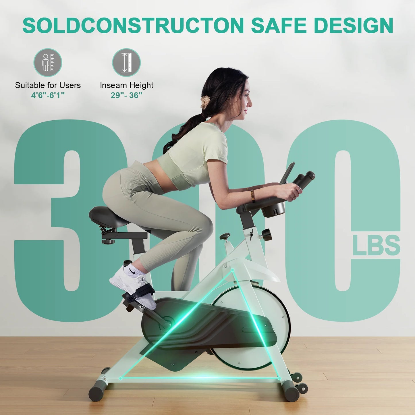 32-Level Magnetic Resistance Exercise Bike