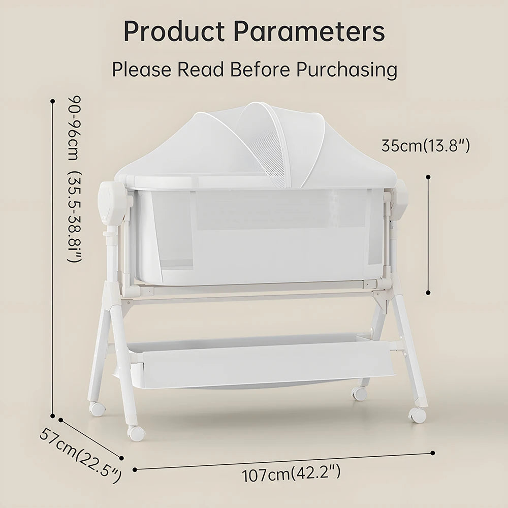 Automatic Rocking Bassinet with Music & Lights
