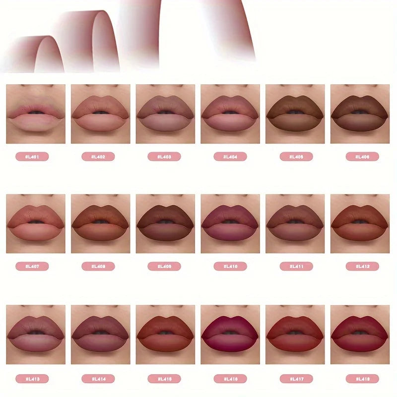 Velvet Matte Long-Lasting Lip Liner Pencil Set