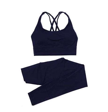 2-Piece Nylon Yoga & Gym Fitness Set