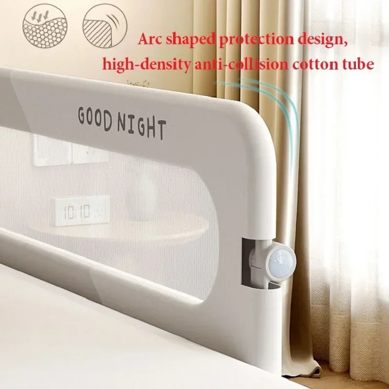 Foldable Baby Bed Guardrail
