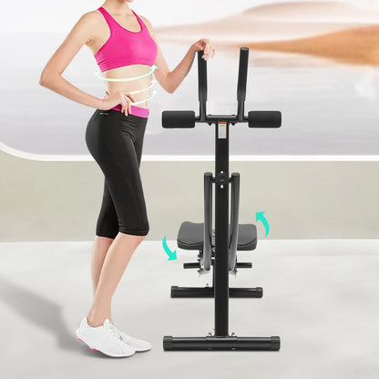 Foldable Ab Machine with LED Display – Home Gym