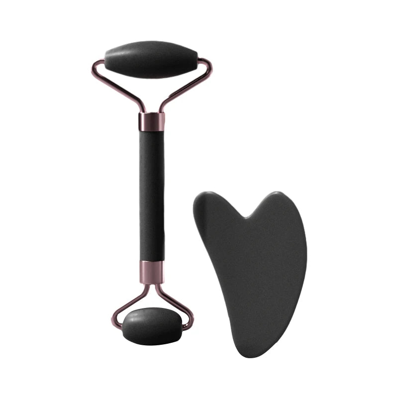 Resin Facial Roller & Gua Sha Massage Tool